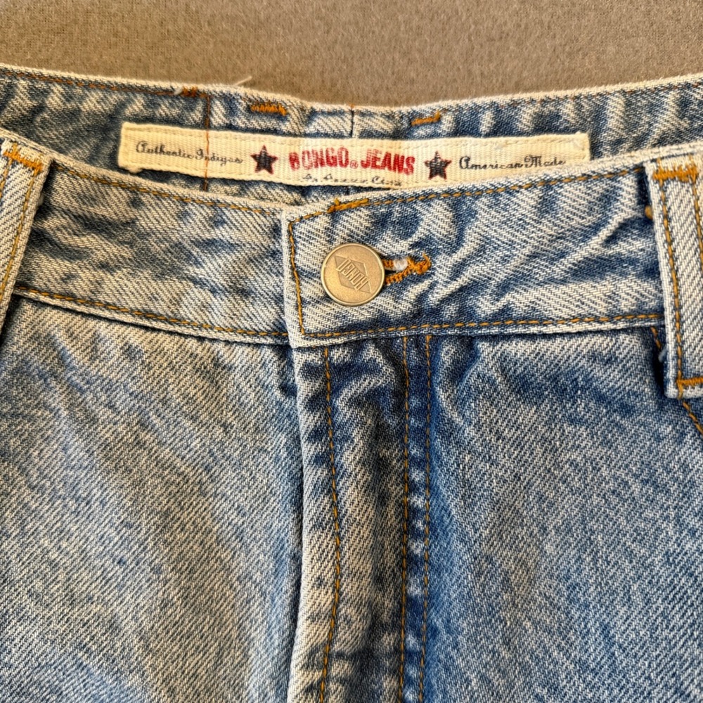 Vintage Bongo Jeans by Gene Montesano High Waist Tapered Made in USA size 9 - Picture 4 of 14